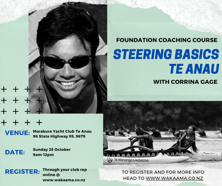 WANZ Foundation Steering Course with Corrina Gage - Te Anau